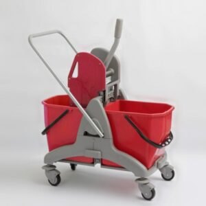 double trolley mop bucket with wringer